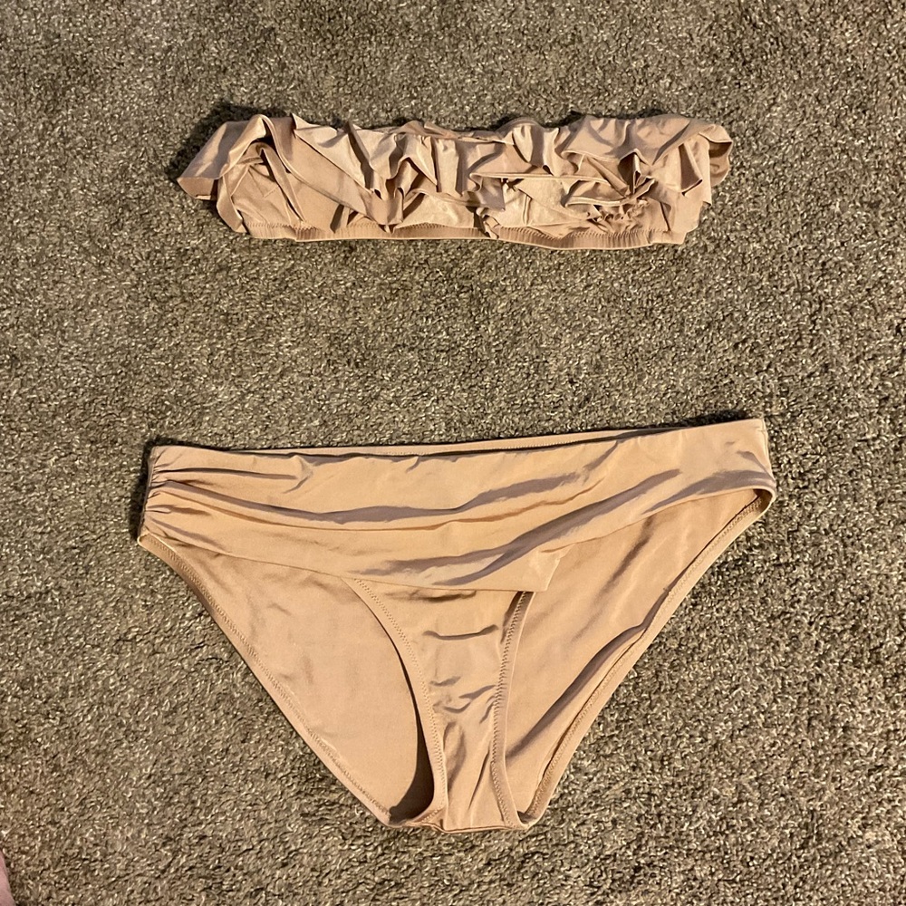 J. Crew Jersey Lomellina Bikini S Top L Bottom Swimsuit